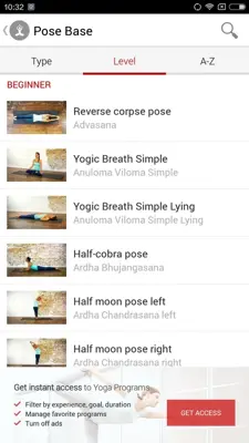 Yoga.com android App screenshot 2